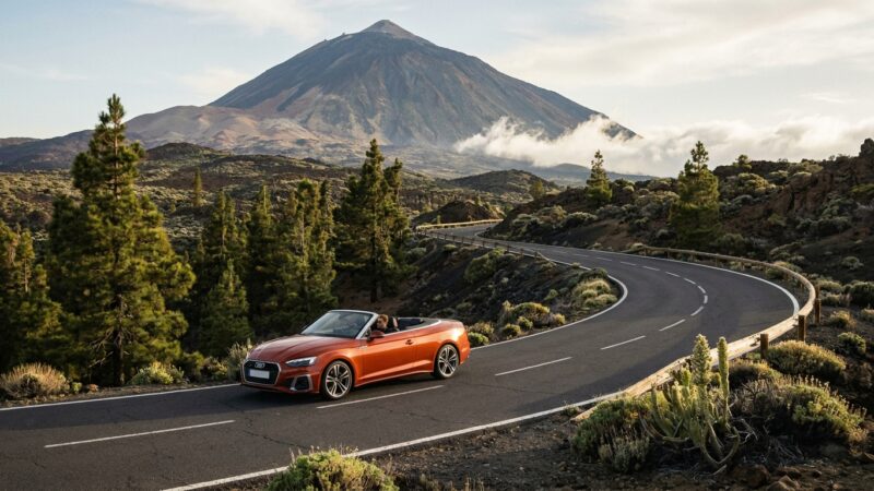 Audi A5 Cabrio Tenerifén: vezetési teszt