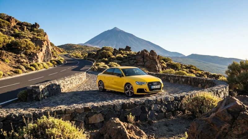 Audi RS 3 Tenerifén: sportos ferdehátú teszt