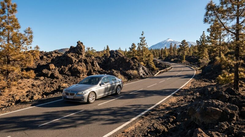 BMW 5-ös Tenerifén: a vezetési tesztünk