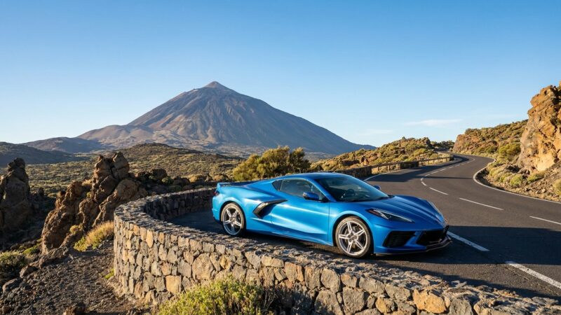 Chevrolet Corvette C8 Tenerifén: vezetési teszt