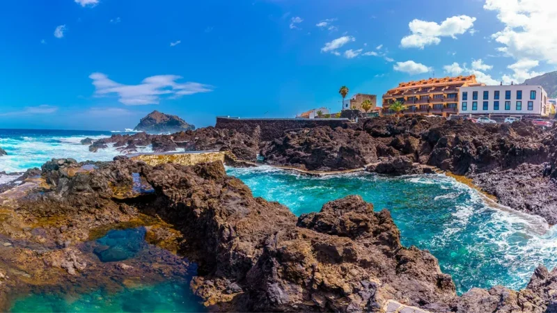 El Caletón természetes medencéi Tenerifén