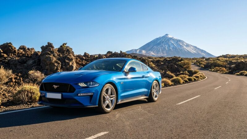 Ford Mustang Tenerifén: vezetési teszt az úton