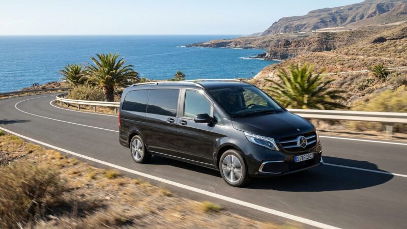 Mercedes-Benz V-osztály Tenerifén: teszt