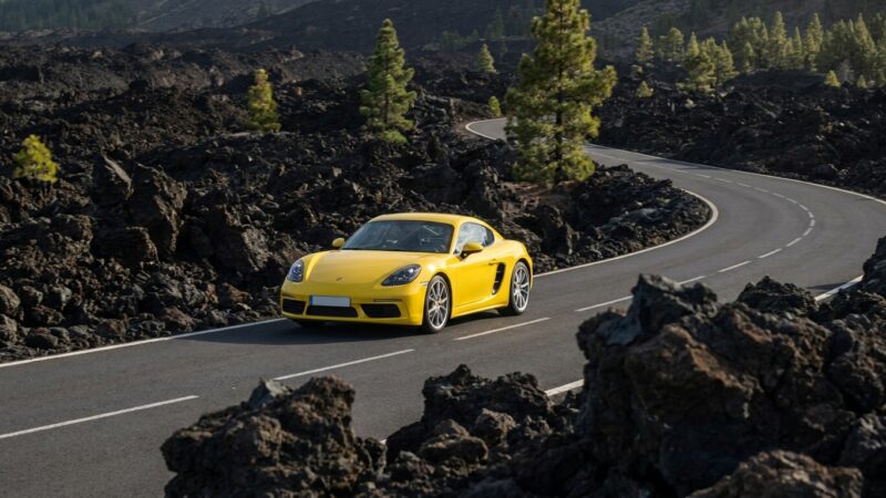 Porsche 718 Cayman Tenerifén: vezetési teszt