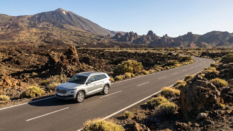 Skoda Kodiaq Tenerifén: vezetési tesztünk